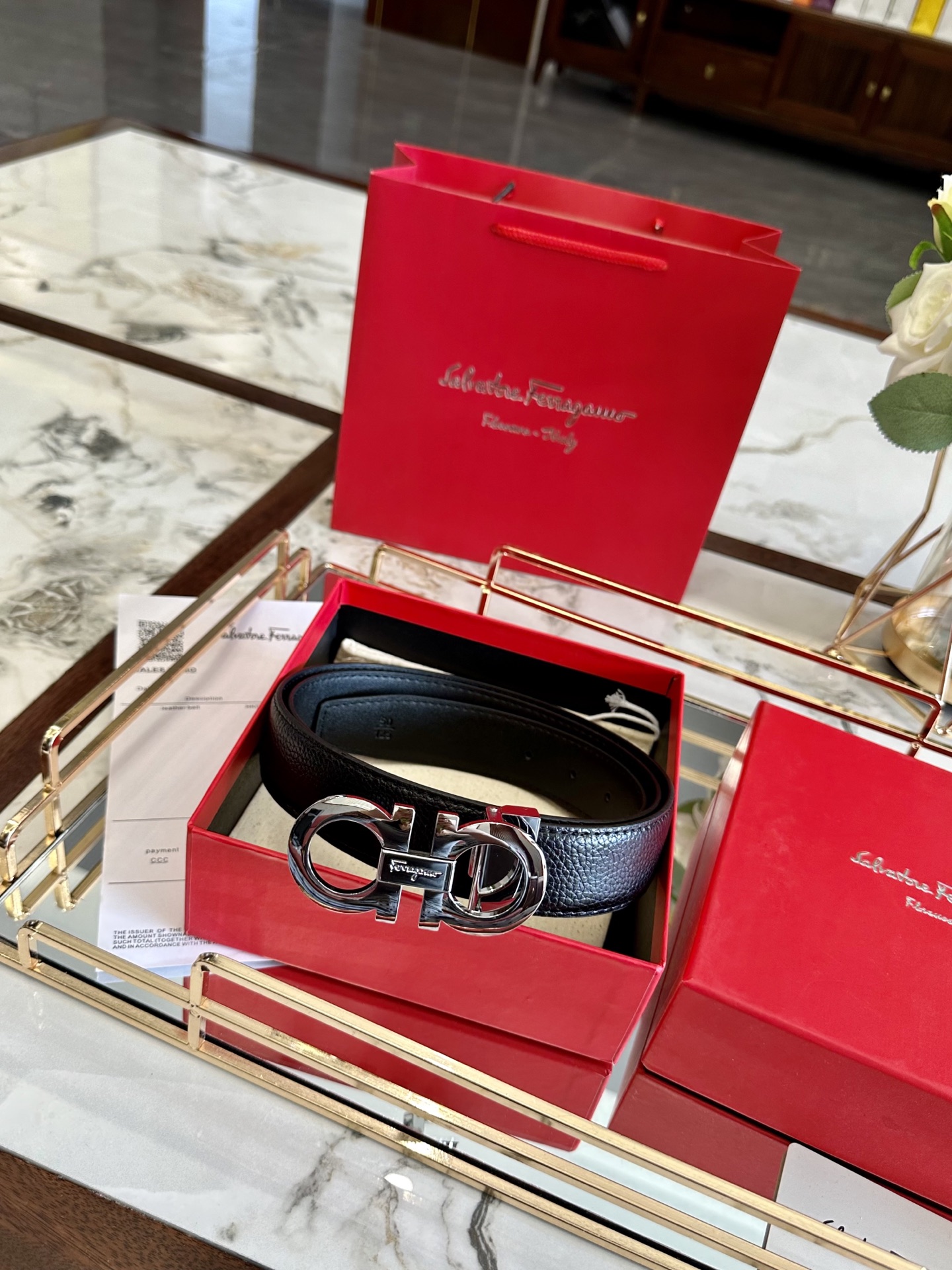 Ferragamo belt model 15